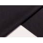 SOFT AND WRINKLE-RESISTANT PLAIN BLACK WOOL   HS-03152