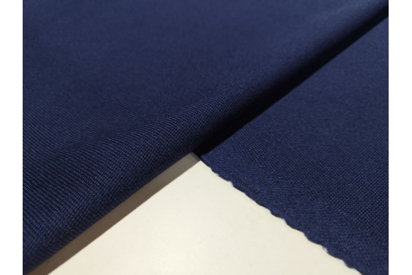 NAVY BLUE STRETCH VIRGIN WOOL   BL-0059