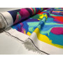 MULTICOLORED VISCOSE FABRIC   M-01668
