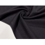 SOFT AND WRINKLE-RESISTANT PLAIN BLACK WOOL   HS-03152