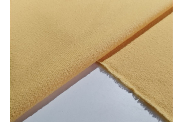 APRICOT YELLOW POLYESTER WOOL  HS-03129