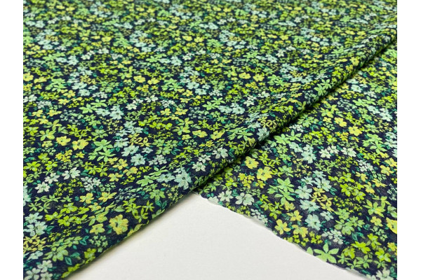 Green Meadow-Crumpled Polyester-02147