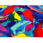 MULTICOLORED VISCOSE FABRIC   M-01668