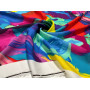 MULTICOLORED VISCOSE FABRIC   M-01668
