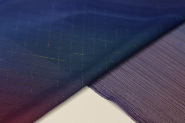 Purple gradient - Fripé Polyester voile - M-02128