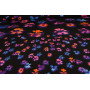 Fleurs Fluorescentes Multicolores - Viscose Ecovéro - M-01420 