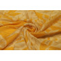 Feuilles exotiques sur fond jaune - Viscose - M-01450