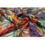 Perroquet Tropicolor - Voile de Polyester Fripé - M-02113